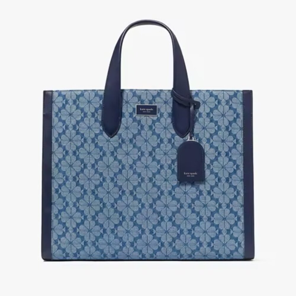 Kate Spade Blue Floral Tote